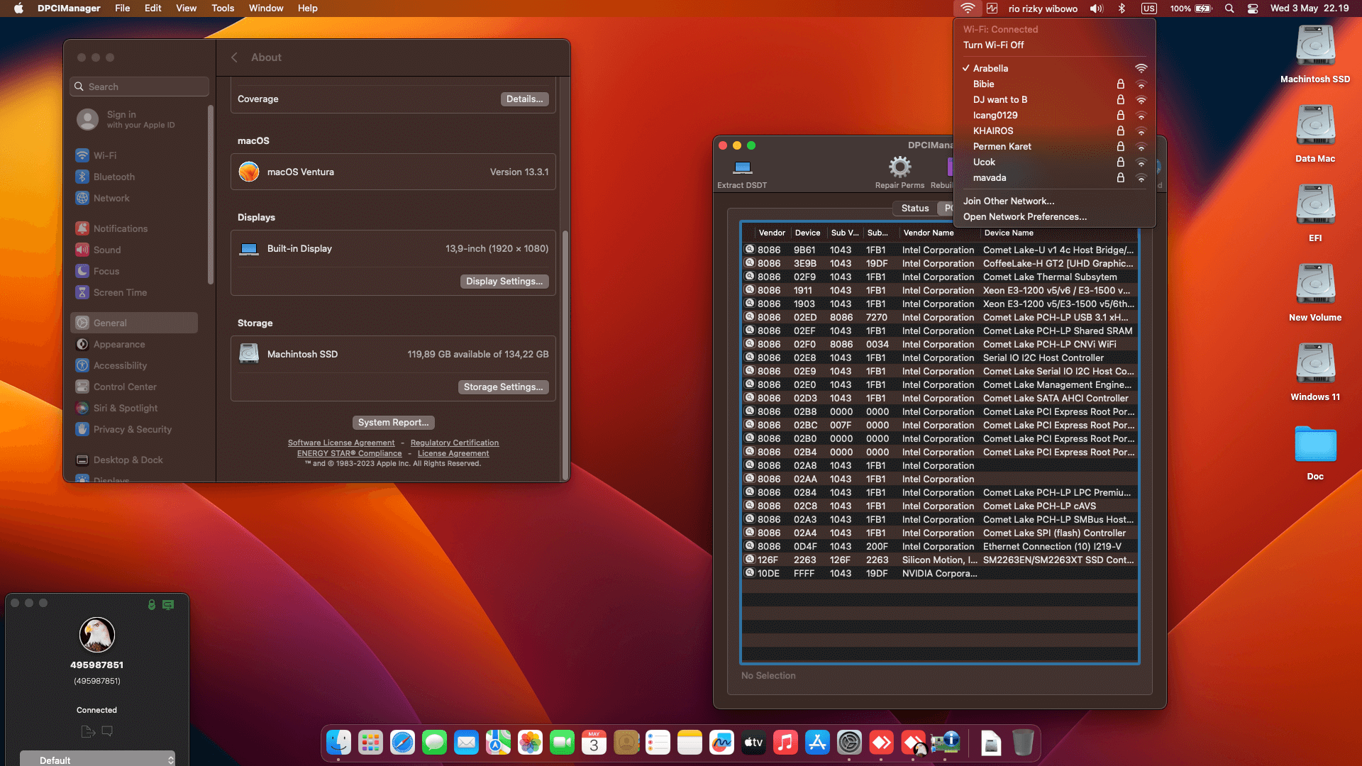 Asus ExpertBook P2451FB [CometLake   Intel UHD 10Th Gen + I2C]   OpenCore 1